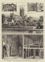 The Festival of the Three Choirs at Worcester, Sketches of the Cathedral